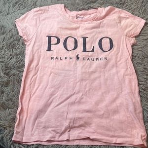 Pink and Blue Polo T-shirt